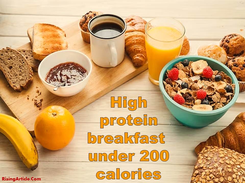 High protein breakfast under 200 calories